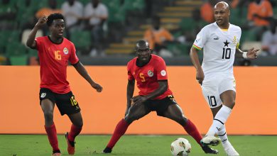 من مباراة غانا وموزمبيق في كأس أمم أفريقيا 2023
