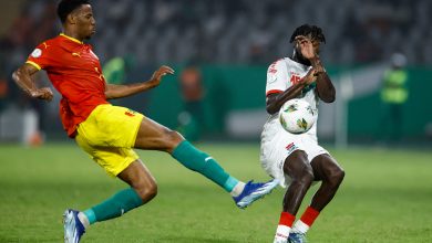 من مباراة غينيا وغامبيا في كأس أمم أفريقيا 2023