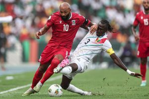 من مباراة غينيا وغينيا الاستوائية في كأس أمم أفريقيا 2023