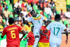 من مباراة السنغال و غينيا في كأس أمم أفريقيا 2023