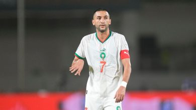 حكيم زياش لاعب المنتخب المغربي