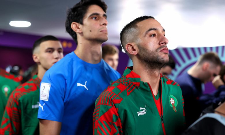 ياسين بونو و حكيم زياش المنتخب المغربي
