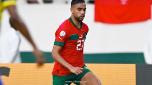 محمد الشيبي لاعب المنتخب المغربي