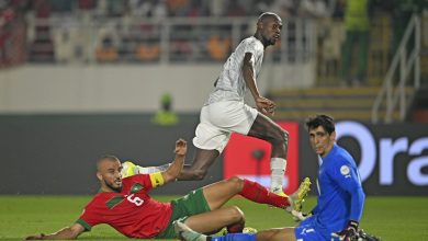 من مباراة المنتخب المغربي وجنوب أفريقيا