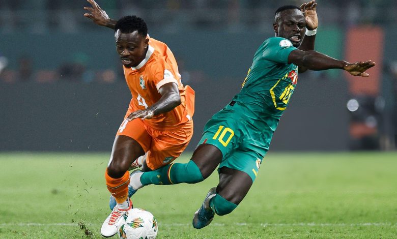 من مباراة السنغال وكوت ديفوار في كأس أمم أفريقيا 2023
