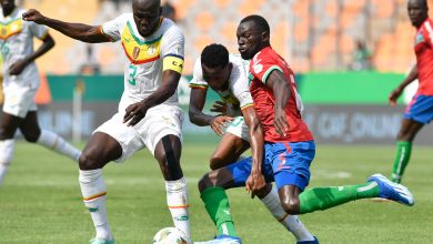 من مباراة السنغال وغامبيا في كأس أمم أفريقيا 2023