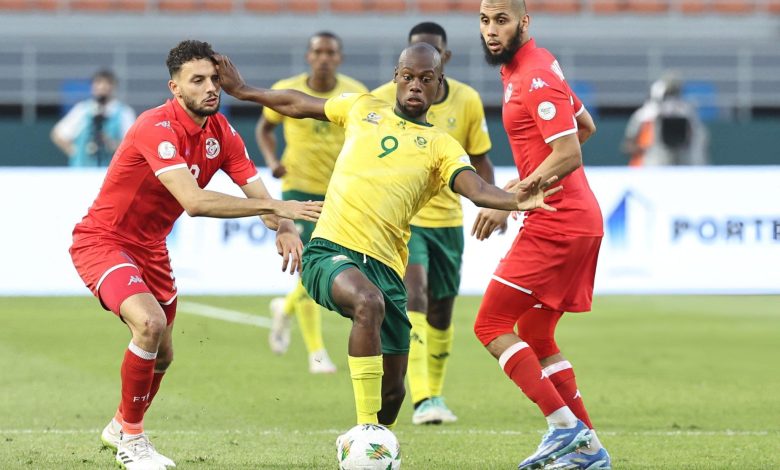 من مباراة منتخب تونس وجنوب أفريقيا في كأس الأمم الأفريقية 2023