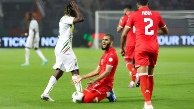 من مباراة مباراة المنتخب التونسي ومالي في كأس أفريقيا 2023