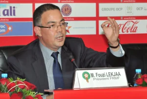 فوزي لقجع رئيس جامعة الكرة المغربية