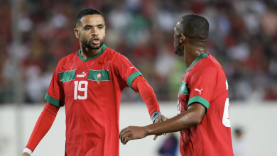 يوسف النصيري و أيوب الكعبي - المنتخب المغربي