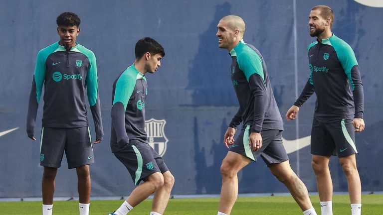 لاعب برشلونة على طاولة جيرونا وفالنسيا