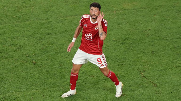 وسام أبوعلي يظهر في تدريبات الأهلي