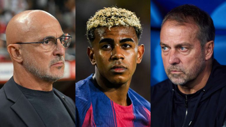 يامال يشعل حربا كلامية بين دي لا فوينتي وفليك قبل الكلاسيكو