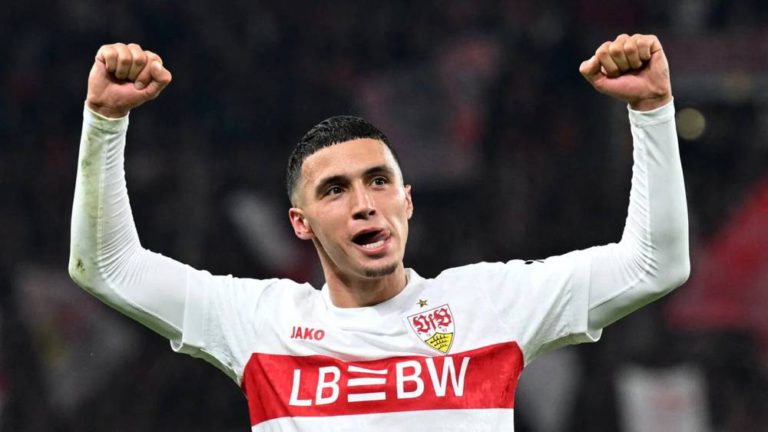 بلال الخنوس يتألق ويقود شتوتغارت لفوز ساحق في الدوري الأوروبي