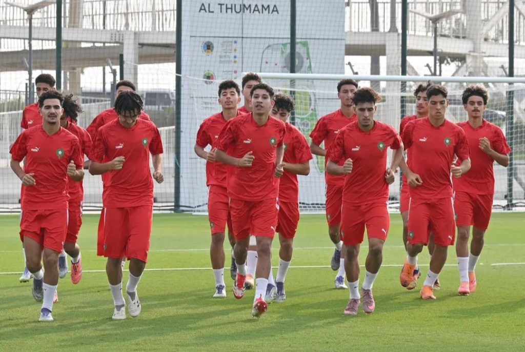 أشبال الأطلس يواصلون التحضيرات بحماس لمواجهة أمريكا في مونديال الناشئين 2025