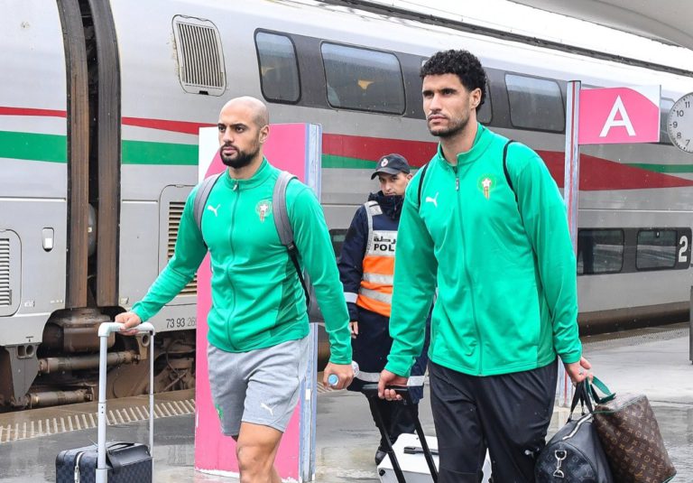 وصول بعثة المنتخب المغربي إلى طنجة استعدادًا لمواجهتي الموزمبيق وأوغندا الوديتين