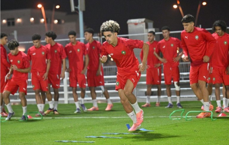 المغرب يختتم تحضيراته لمواجهة مالي الحاسمة في كأس العالم للناشئين