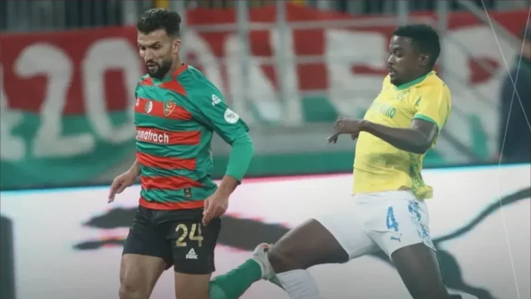 صنداونز الجنوب إفريقي يخطف تعادلًا ثمينًا من مولودية الجزائر في دوري الأبطال