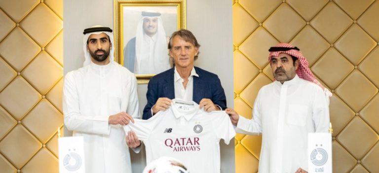 السد القطري يتعاقد رسميًا مع روبرتو مانشيني لقيادة الفريق حتى 2028