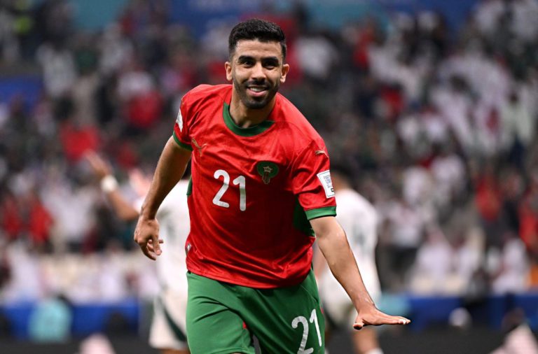 احتفال البركاوي يثير جدلاً واسعًا بعد فوز المغرب على السعودية