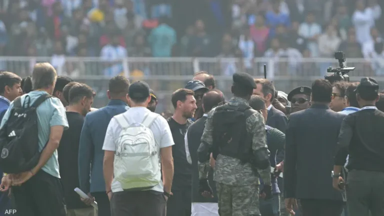 جولة ميسي في الهند تشهد بداية فوضوية وغير متوقعة في كولكاتا