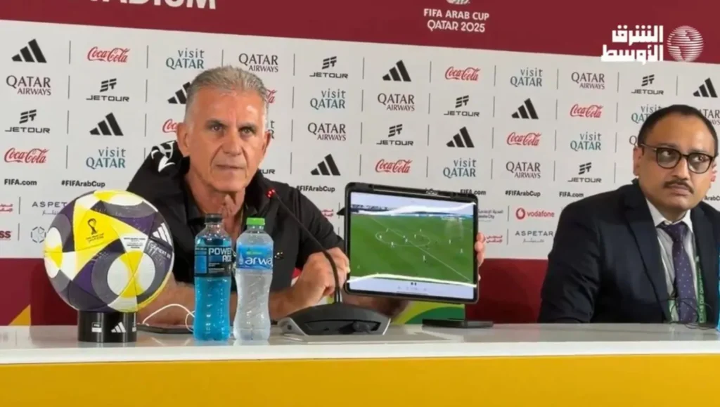 كيروش يشعل مؤتمر عُمان: انتقادات لاذعة للتحكيم بعد الخسارة أمام السعودية