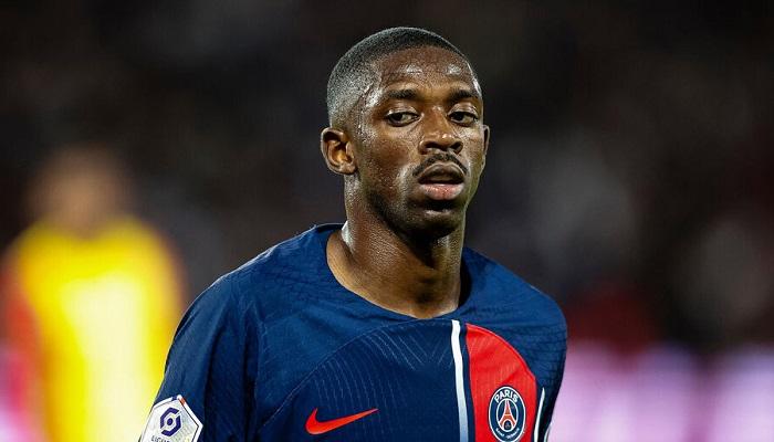 ديمبلي يعيش توترًا في باريس سان جيرمان بسبب قلة الدقائق