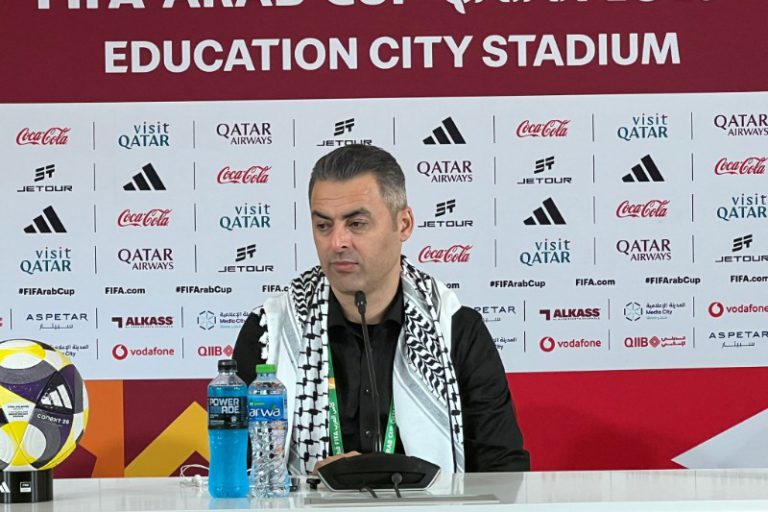مدرب فلسطين: "جاهزون لمواجهة المغرب أو السعودية في ربع نهائي كأس العرب"