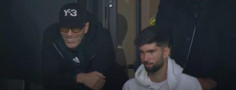 زيدان يتابع مباراة الجزائر بالمغرب لمساندة نجله لوكا