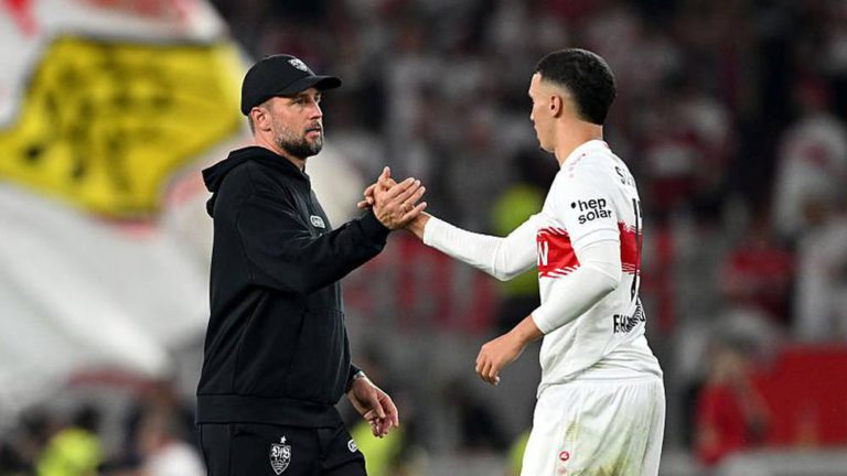 مدرب شتوتغارت يشيد ببلال الخنوس قبل مشاركته الأفريقية