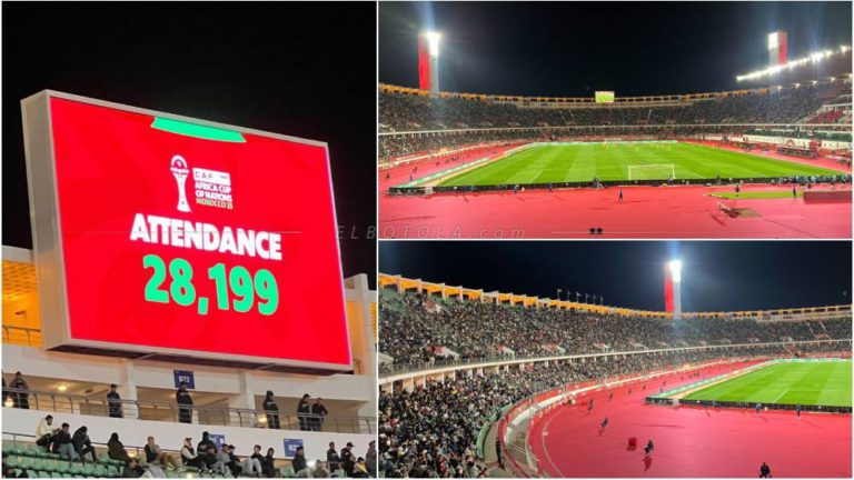 حضور قياسي في مدرجات أكادير لمباراة مصر وزيمبابوي بـ"كان 2025"