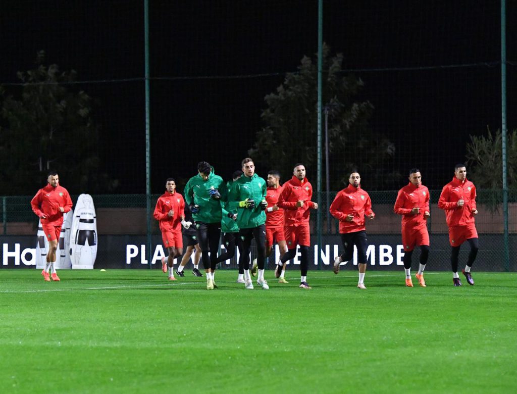المغرب يختتم تحضيراته لمواجهة الأردن في نهائي كأس العرب