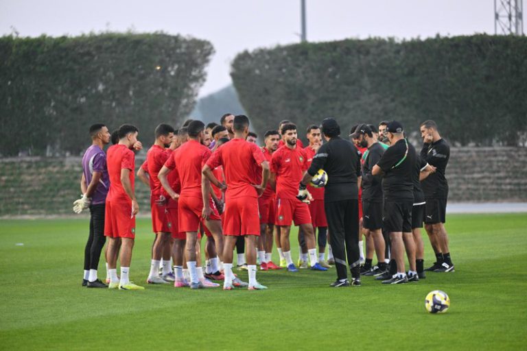 المغرب يختتم استعداداته لمواجهة السعودية الحاسمة في كأس العرب 2025