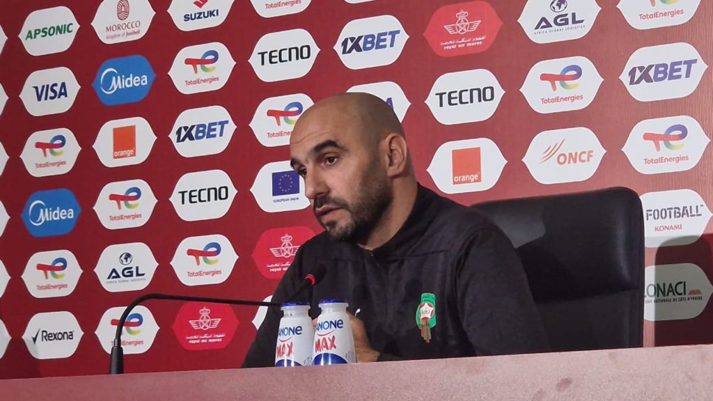 الركراكي: الفوز على زامبيا ضروري لبقاء المغرب في صدارة المجموعة