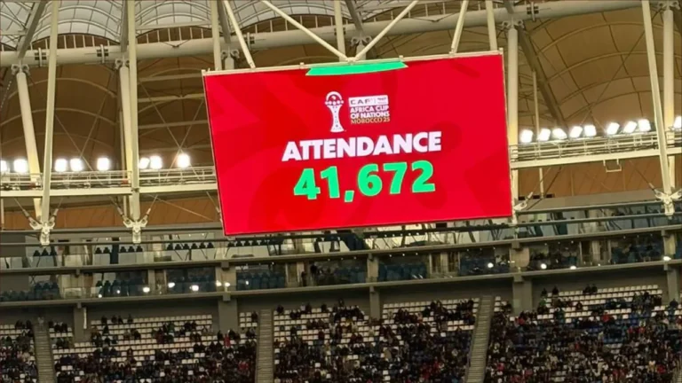 ملعب طنجة يشهد حضورًا قياسيًا في قمة السنغال والكونغو