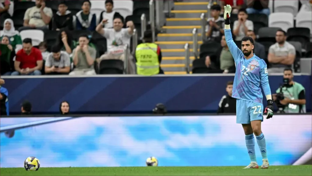 حارس الإمارات يحذر قبل مواجهة المغرب بنصف نهائي كأس العرب