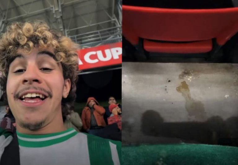 مشجع جزائري يثير جدلاً واسعًا بادعاء التبول في مدرجات "الكان"