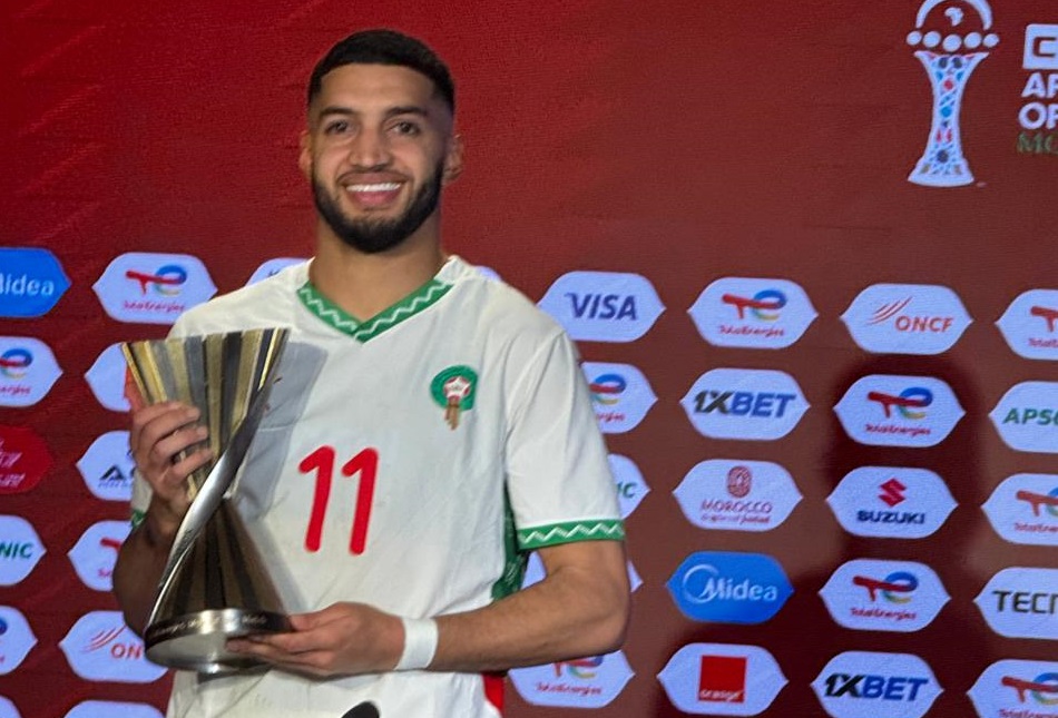 الصيباري رجل مباراة المغرب والكاميرون في نصف نهائي إفريقيا