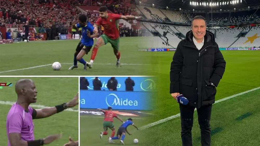 خبير "بي إن سبورتس" يحسم الجدل حول حالة تحكيمية في مباراة المغرب وتنزانيا