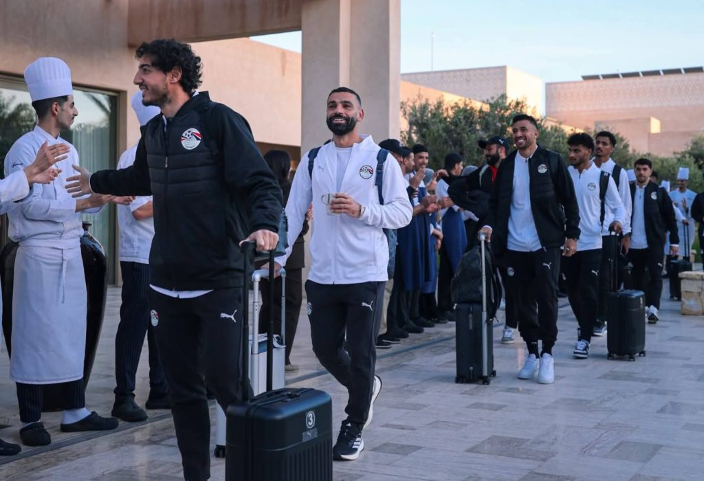 فندق أغادير يكرم بعثة المنتخب المصري بممر شرفي مؤثر