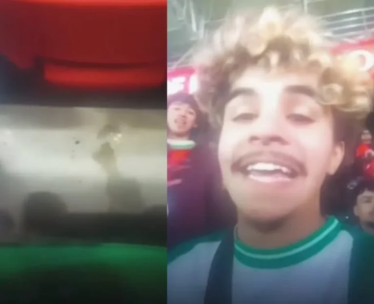 مشجع جزائري يثير الجدل بتبوله في مدرجات ملعب بالرباط