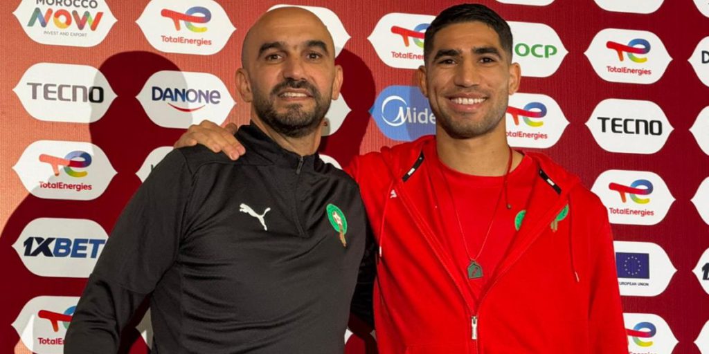 الركراكي يحسم مشاركة حكيمي أمام تنزانيا في أمم أفريقيا