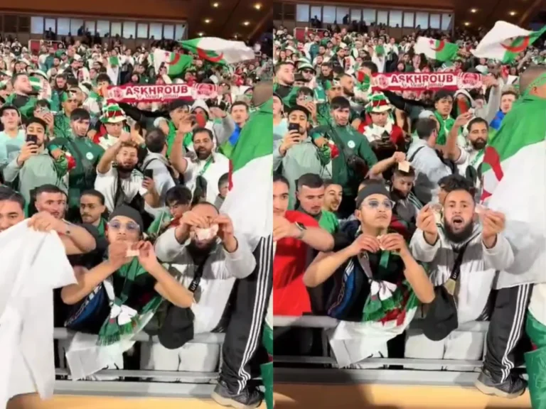 توقيف مشجع جزائري بعد تمزيق أوراق نقدية في المغرب