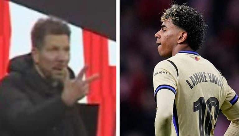 سيميوني يستفز لامين يامال: لقطة مثيرة للجدل في الكأس