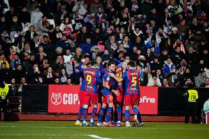 برشلونة يتجاوز ألباسيتي بصعوبة ويبلغ نصف نهائي الكأس