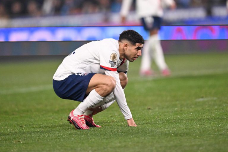 طرد حكيمي يغيبه عن كلاسيكو باريس سان جيرمان ومارسيليا