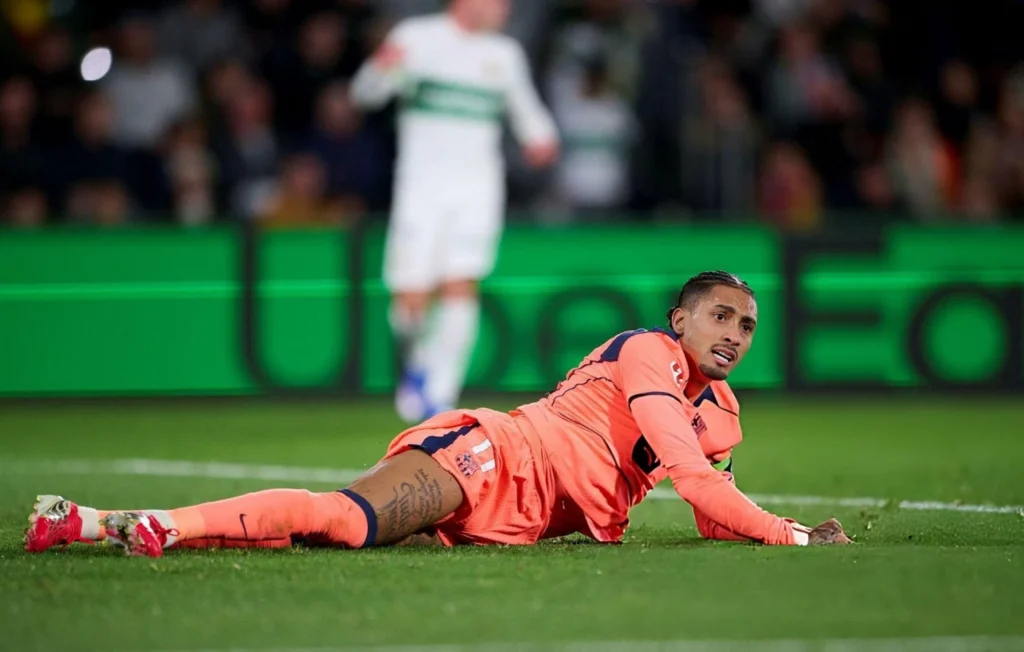 برشلونة يكشف تفاصيل إصابة رافينيا.. وغيابه عن مباراة ألباسيتي