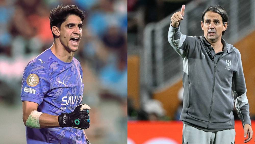إنزاغي يثني على بونو بعد فوز الهلال الساحق على الأخدود