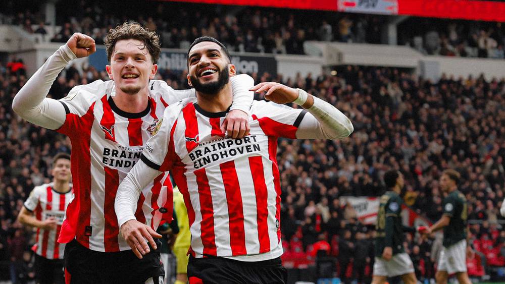الصيباري يقود آيندهوفن للفوز على فاينورد بثلاثية في الدوري الهولندي