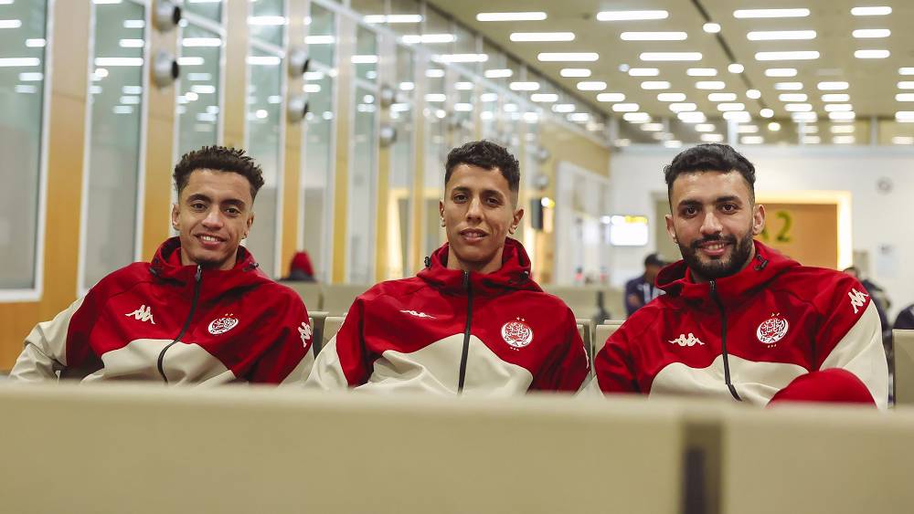 الوداد الرياضي يغادر المغرب إلى كينيا لمواجهة نيروبي يونايتد